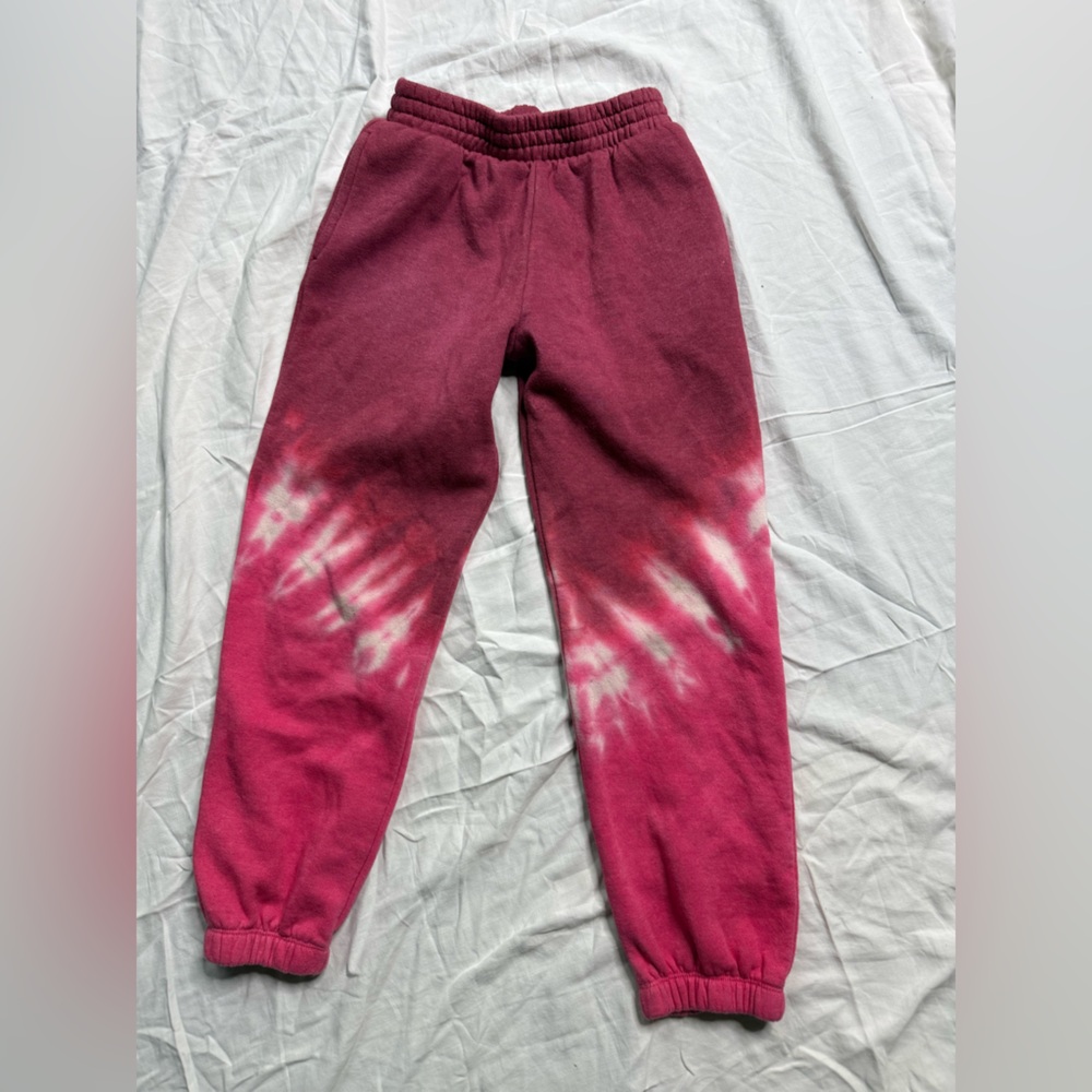 art class Kids Magenta Tie-Dye Joggers